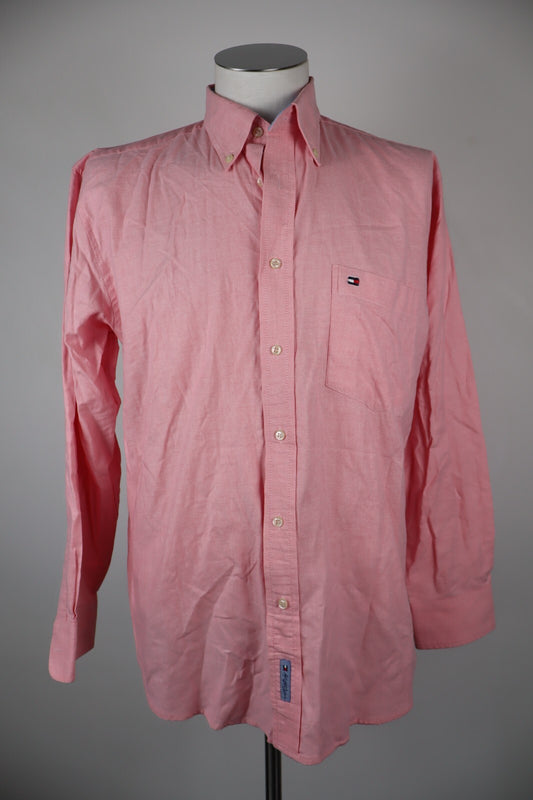 TOMMY HILFIGER CAMICIA UOMO TG. L MAN CASUAL SHIRT VINTAGE SHIRT COTONE COTTON