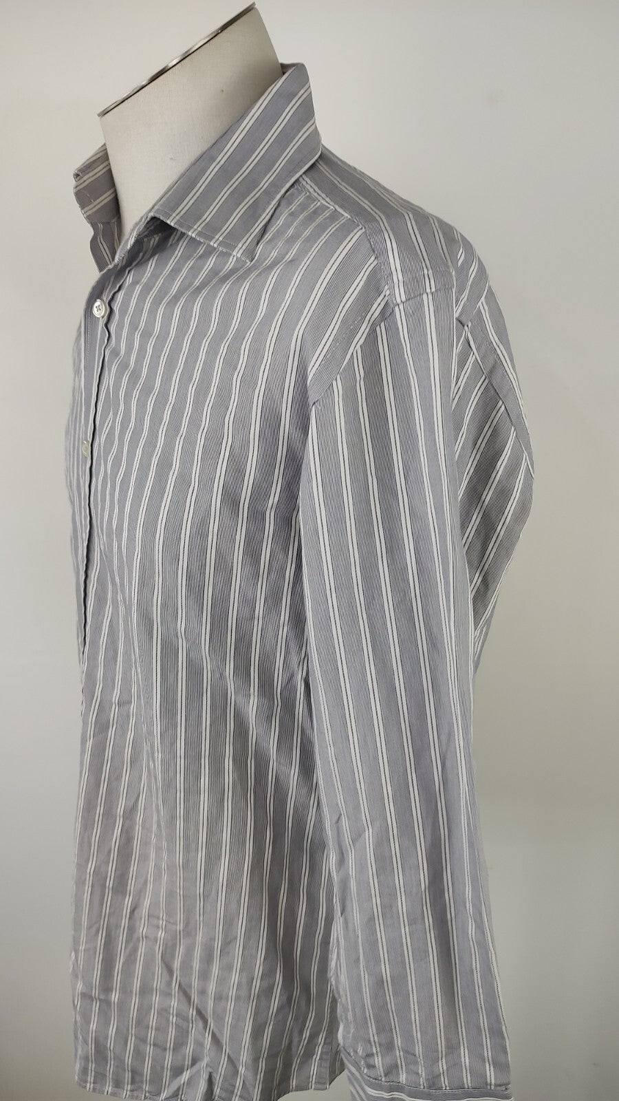 HUGO BOSS CAMICIA UOMO TG. 40 MAN CASUAL VINTAGE SHIRT COTONE