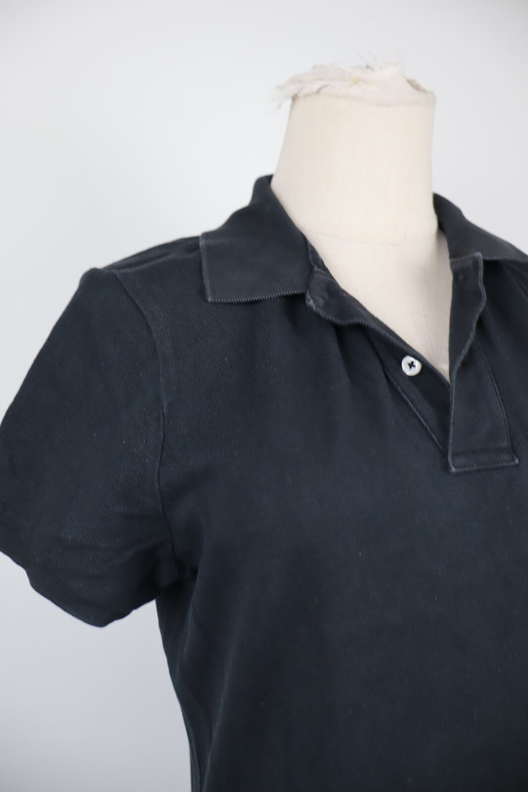 RALPH LAUREN SKINNY POLO DONNA MAGLIA COTONE L WOMAN COTTON SHIRT CASUAL VINTAGE