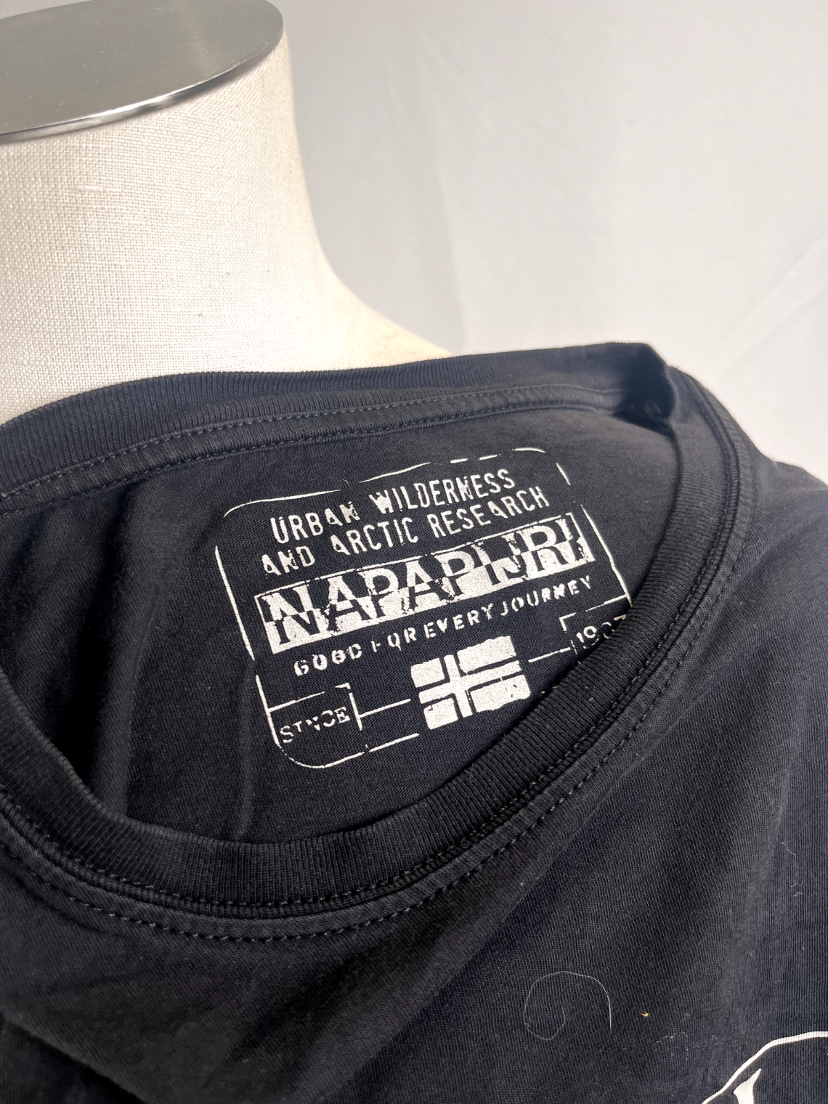 NAPAPIJRI MAGLIA COTONE UOMO TG. L MAN T- SHIRT CASUAL VINTAGE COTTON