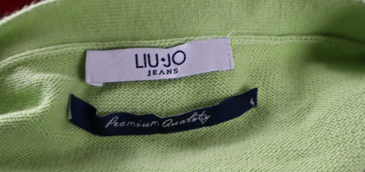 LIU JO MAGLIONE SMANICATO GILET CARDIGAN VINTAGE UOMO Tg. 46 MAN SWEATER CASUAL