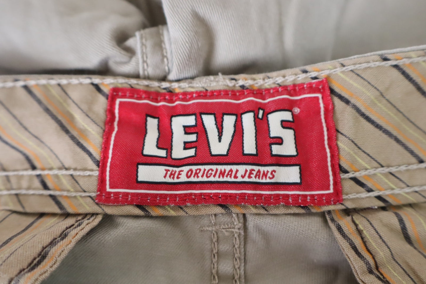 LEVI'S BERMUDA PANTALONE SHORTS UOMO TG W30 MAN VINTAGE CASUAL PANTS COTONE