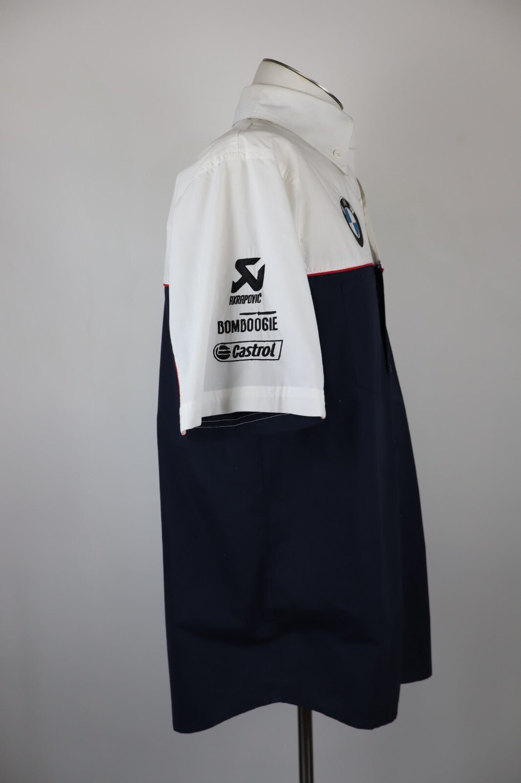 BOMBOOGIE PER ALPHA RACING BMW MOTORRAD CAMICIA SHIRT UOMO TG XL MAN SPORT MOTO