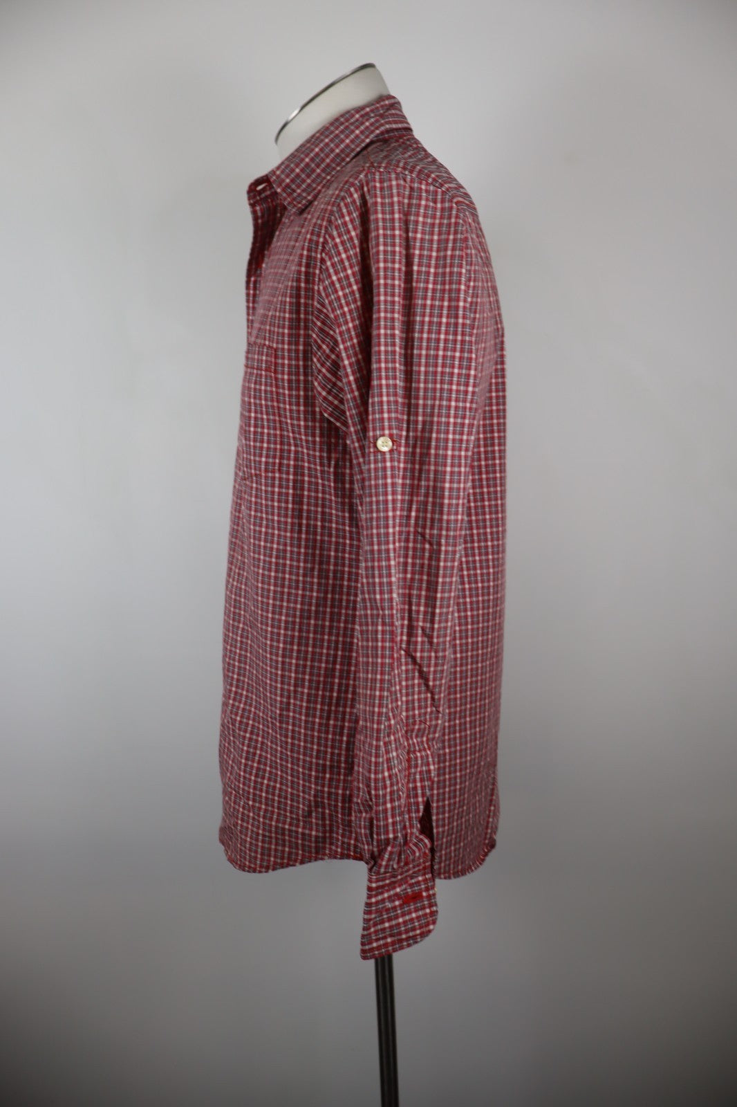 TOMMY HILFIGER CAMICIA MANICA LUNGA UOMO TG.M MAN CASUAL VINTAGE SHIRT COTONE