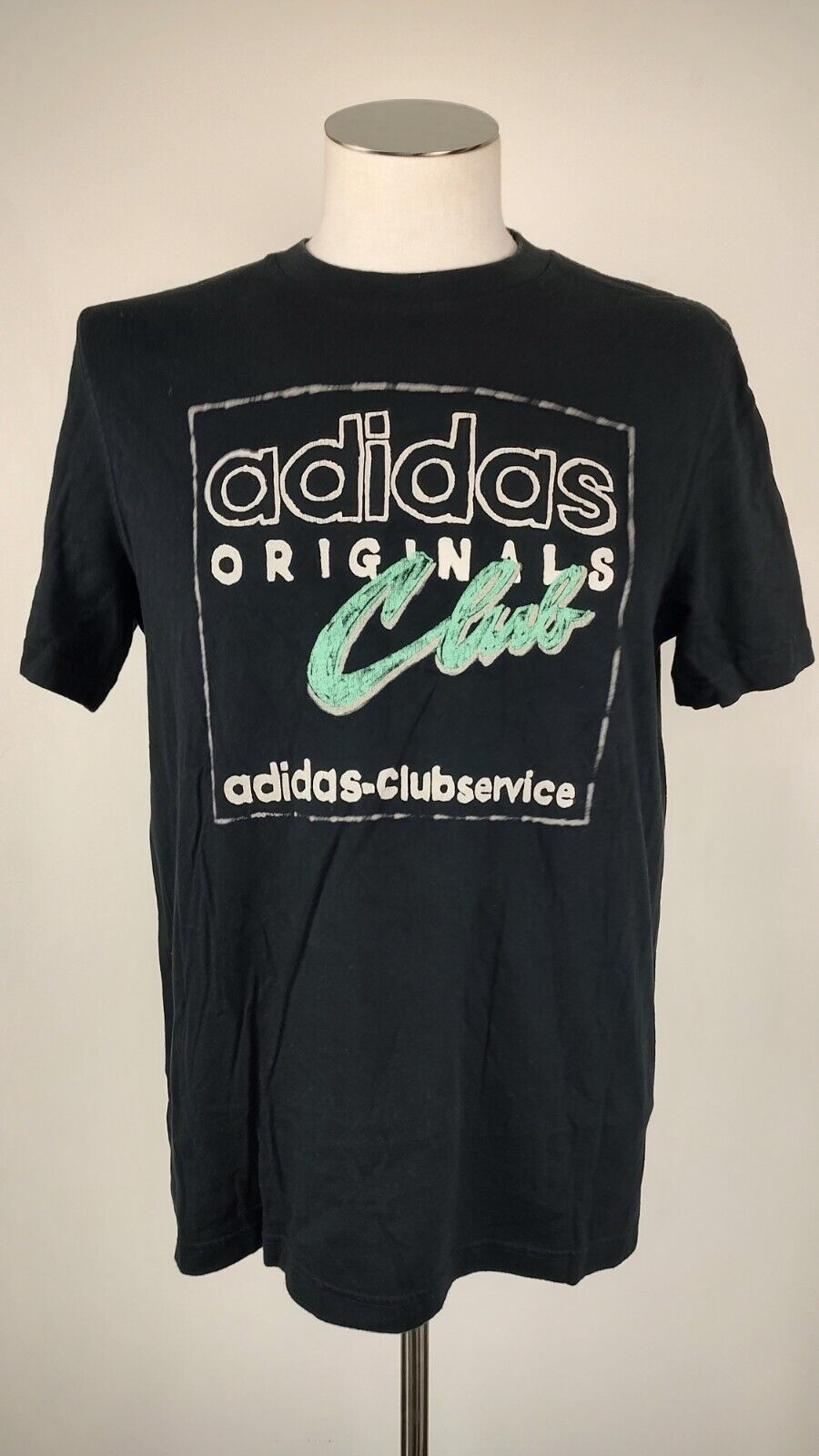 ADIDAS MAGLIA COTONE UOMO TG. M MAN T- SHIRT CASUAL VINTAGE