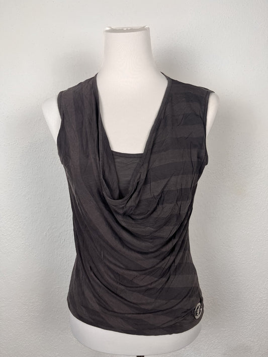 TRUSSARDI JEANS CANOTTA MAGLIA TOP DONNA TG S WOMAN CASUAL VINTAGE SHIRT