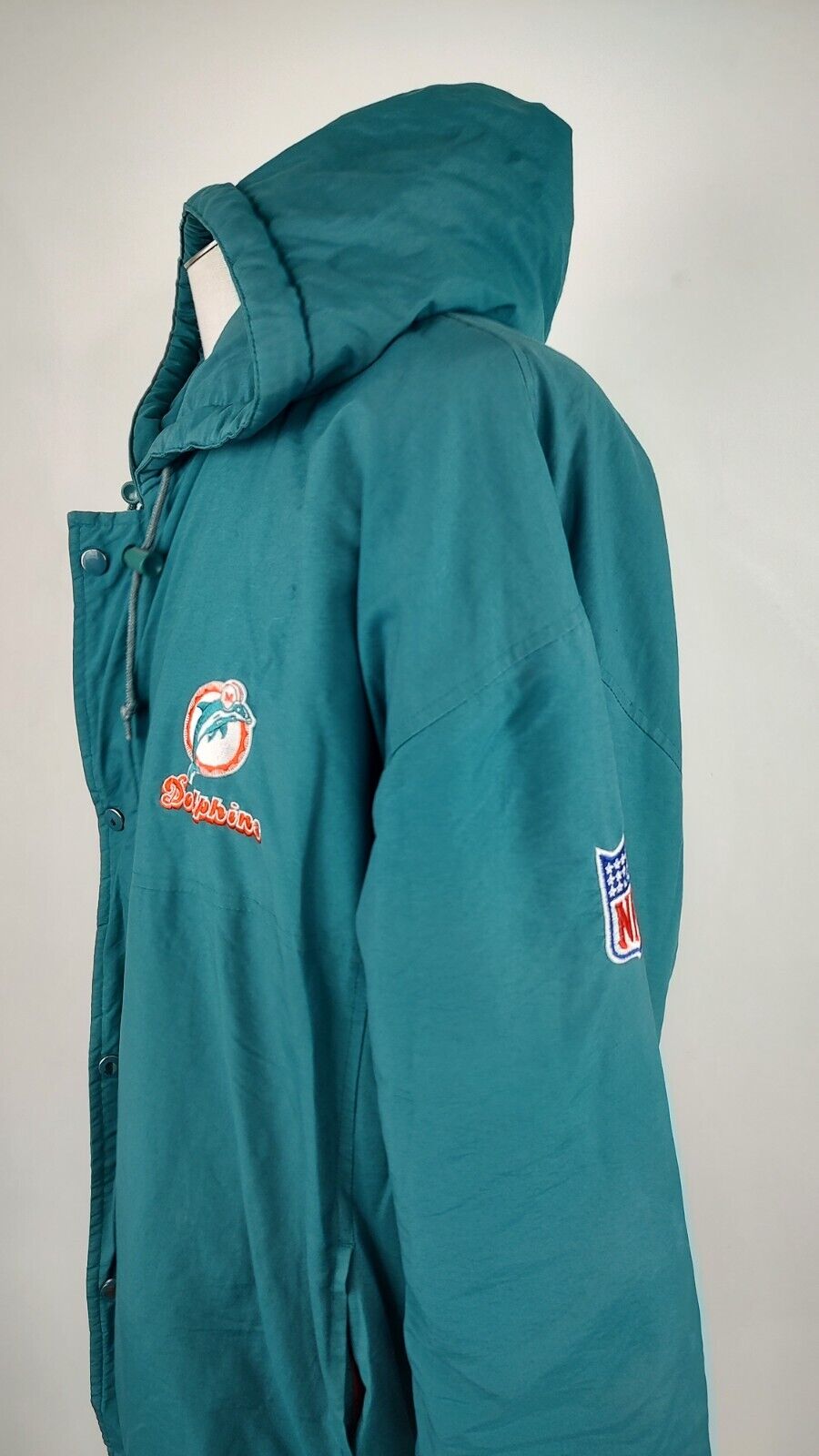 STARTER DOLPHINS GIUBBINO IMBOTTITO NFL FOOTBALL GIACCA UOMO TG L MAN JACKET