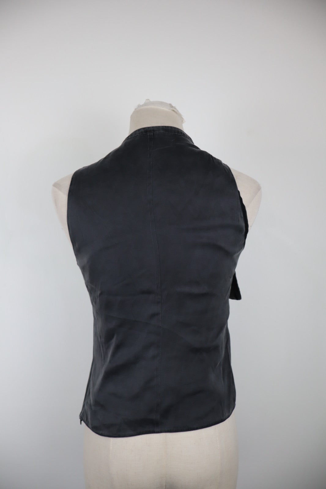 EMPORIO ARMANI TOP MAGLIA DONNA TG 40 WOMAN CASUAL VINTAGE T-SHIRT SETA LYCRA