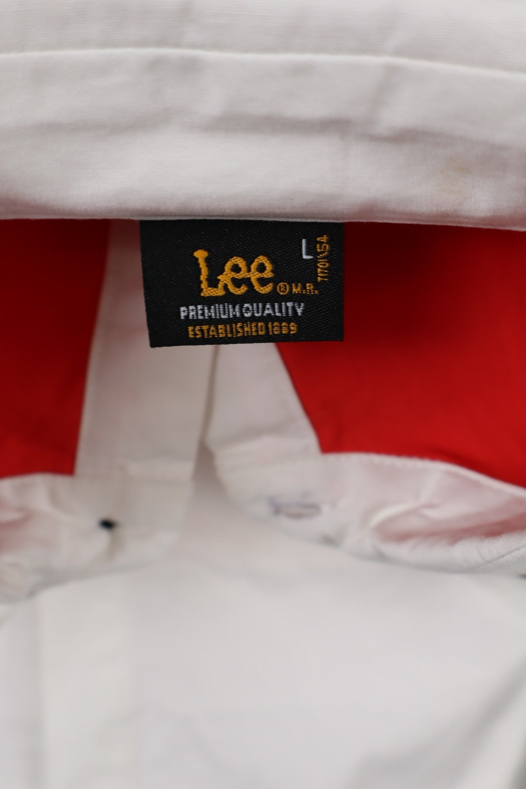 LEE RACING APRILIA CAMICIA COTONE UOMO TG L MAN CASUAL VINTAGE SHIRT LOGO