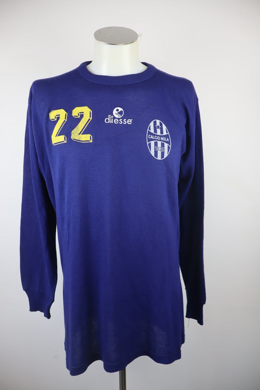 DIESSE NOLA N 22 MAGLIA CALCIO UOMO Tg S SOCCER T-SHIRT SPORT JERSEY VINTAGE