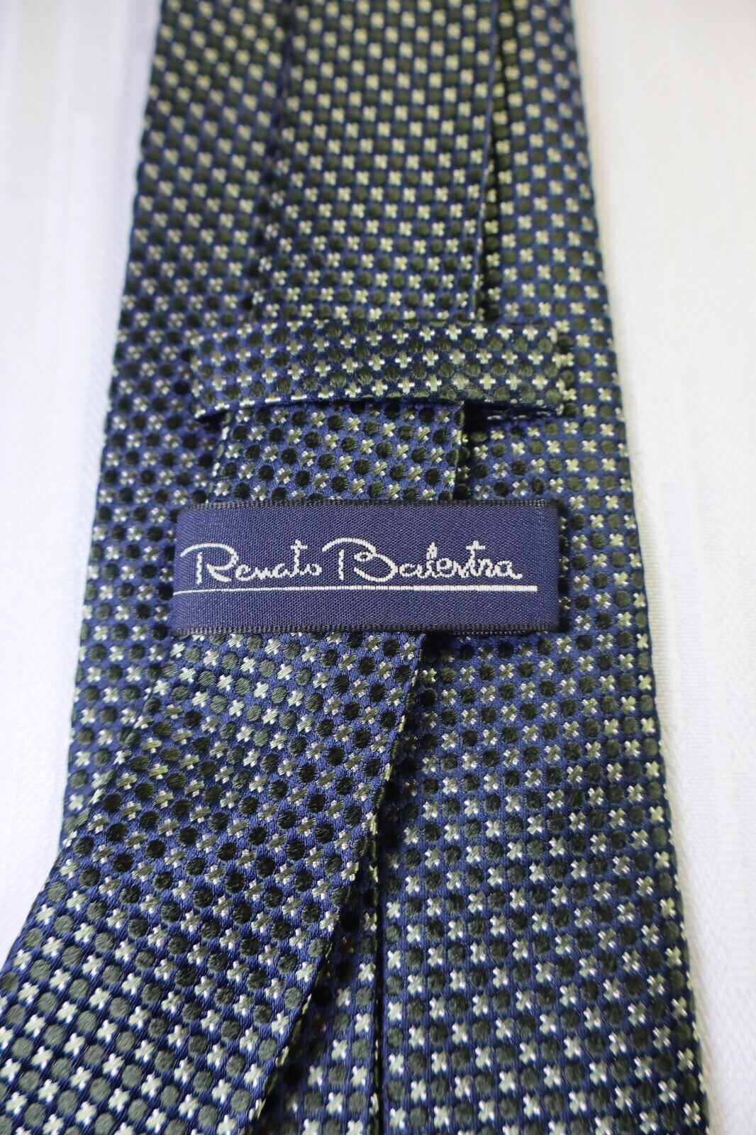 RENATO BALESTRA 100% SETA SILK TIE CRAVATTA NECKTIE ITALY VINTAGE CLASSIC UOMO