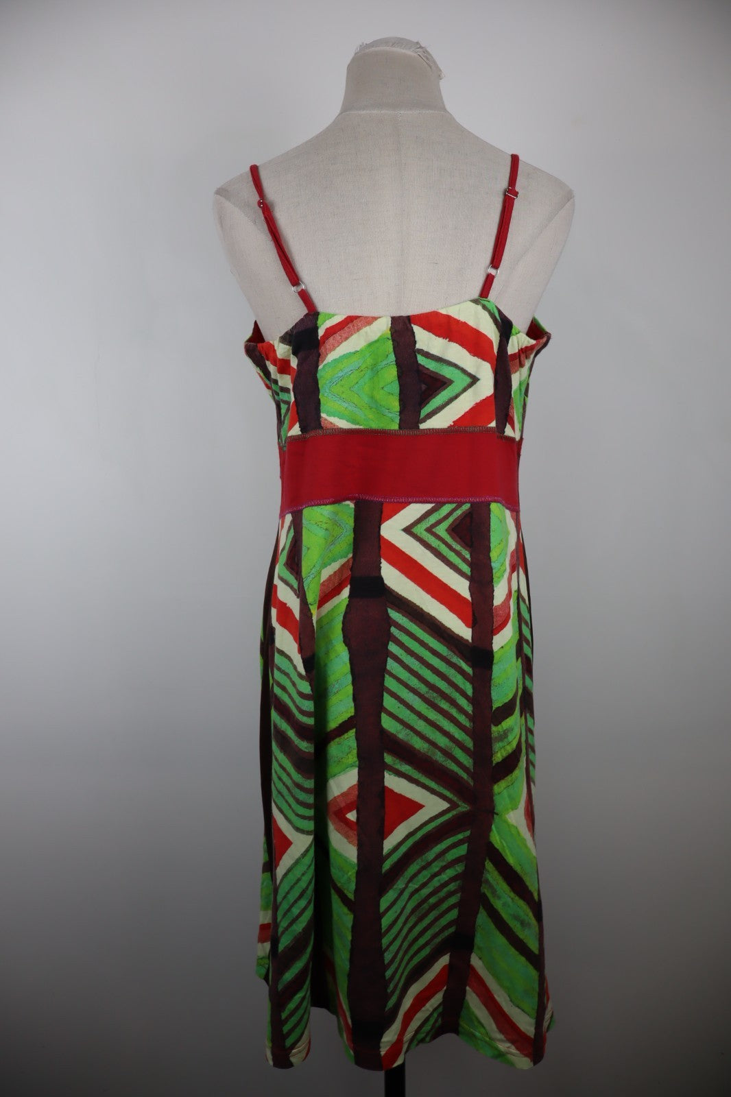 DESIGUAL VESTITO ABITO A BRETELLE DONNA TG XL WOMAN CASUAL VINTAGE DRESS CANOTTA