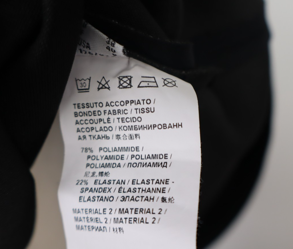 PINKO VESTITO DONNA MEZZA MANICA TG. 44 WOMAN CASUAL VINTAGE DRESS ABITO NERO