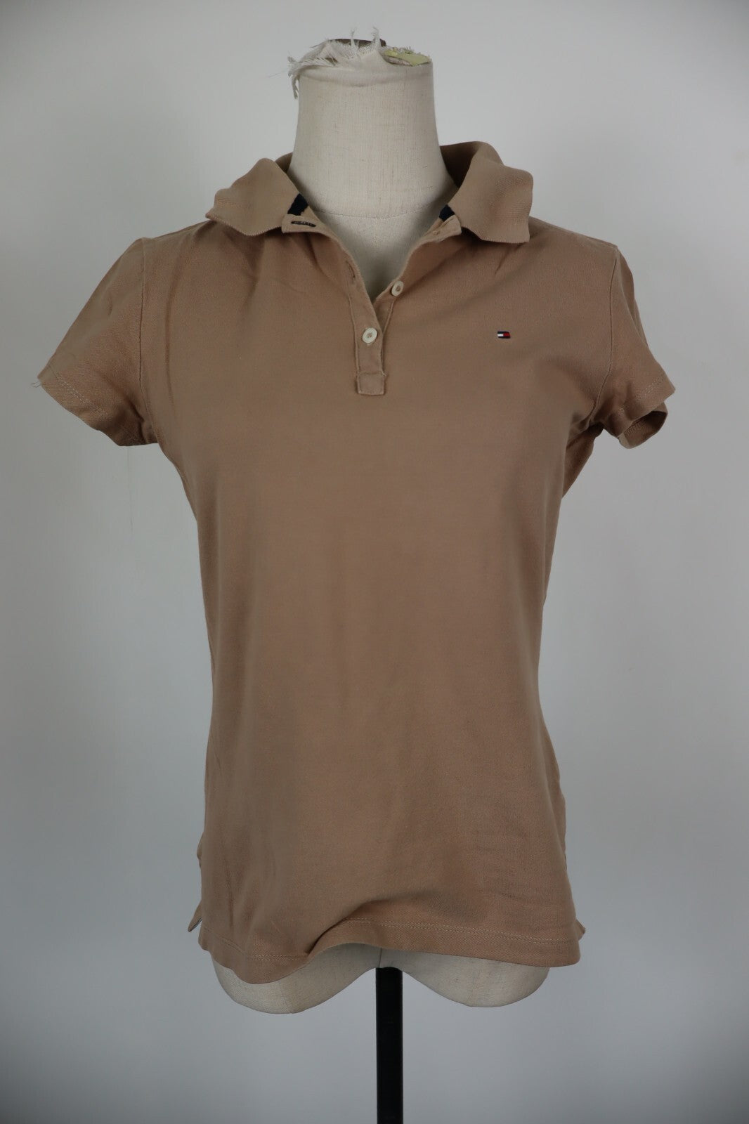 TOMMY HILFIGER POLO MAGLIA T-SHIRT DONNA COTONE TG M WOMAN CASUAL VINTAGE