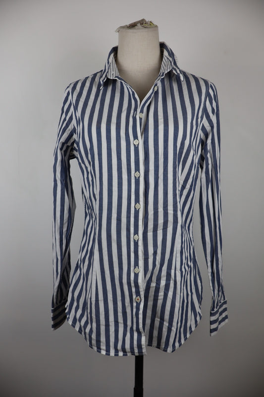 TOMMY HILFIGER CAMICIA DONNA COTONE TG. 8 WOMAN COTTON SHIRT CASUAL VINTAGE