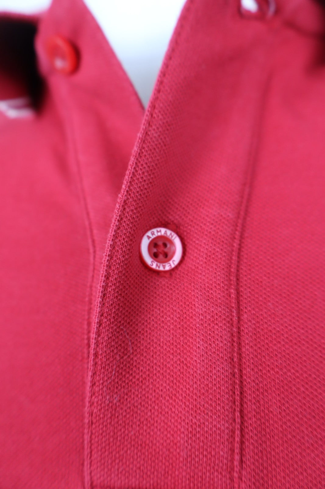 AJ ARMANI JEANS POLO MAGLIA UOMO COTONE TG M EXTRA SLIM MAN SHIRT CASUAL VINTAGE