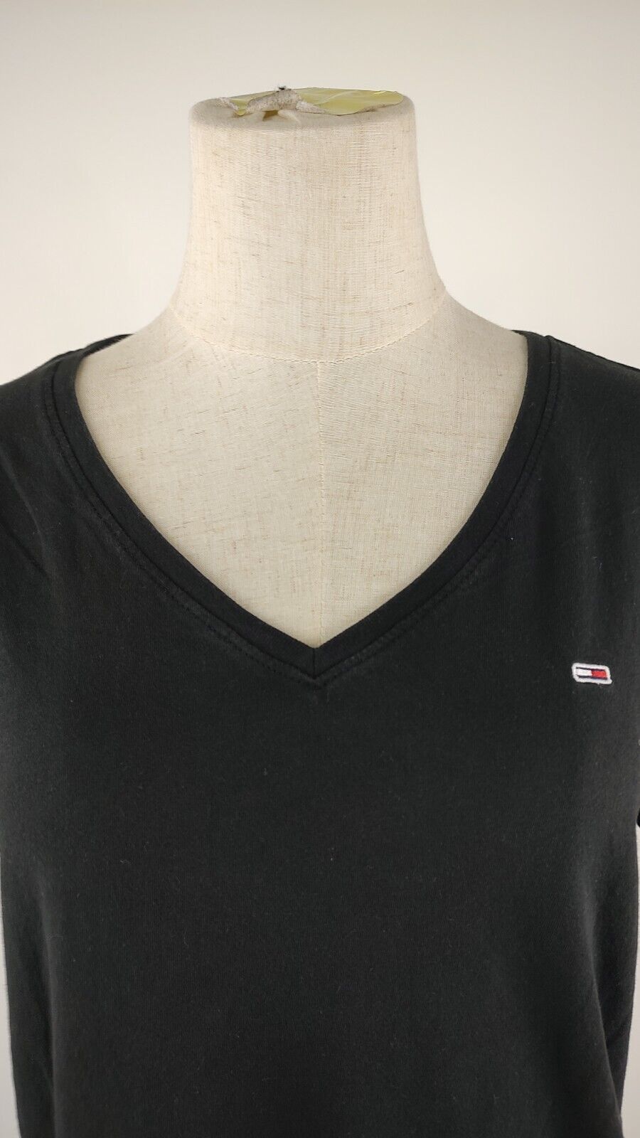 TOMMY JEANS HILFIGER MAGLIA DONNA TG. L WOMAN CASUAL VINTAGE T-SHIRT COTONE
