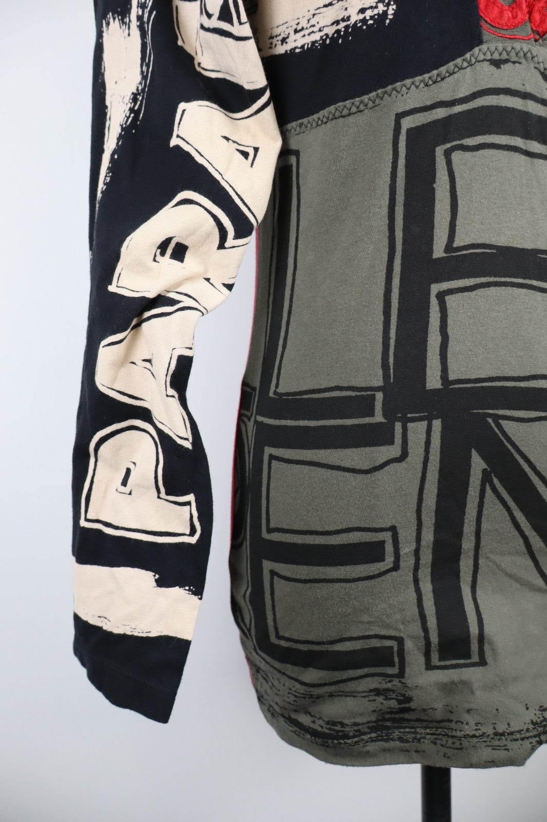 DESIGUAL MAGLIA MANICHE LUNGHE DONNA TG. S WOMAN T-SHIRT CASUAL VINTAGE COTONE