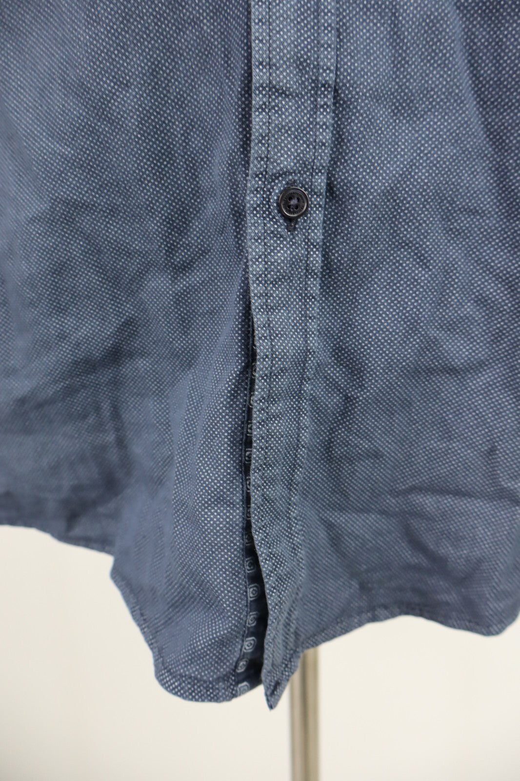 TRUSSARDI JEANS CAMICIA UOMO TG 41 MAN CASUAL VINTAGE SHIRT COTONE COTTON