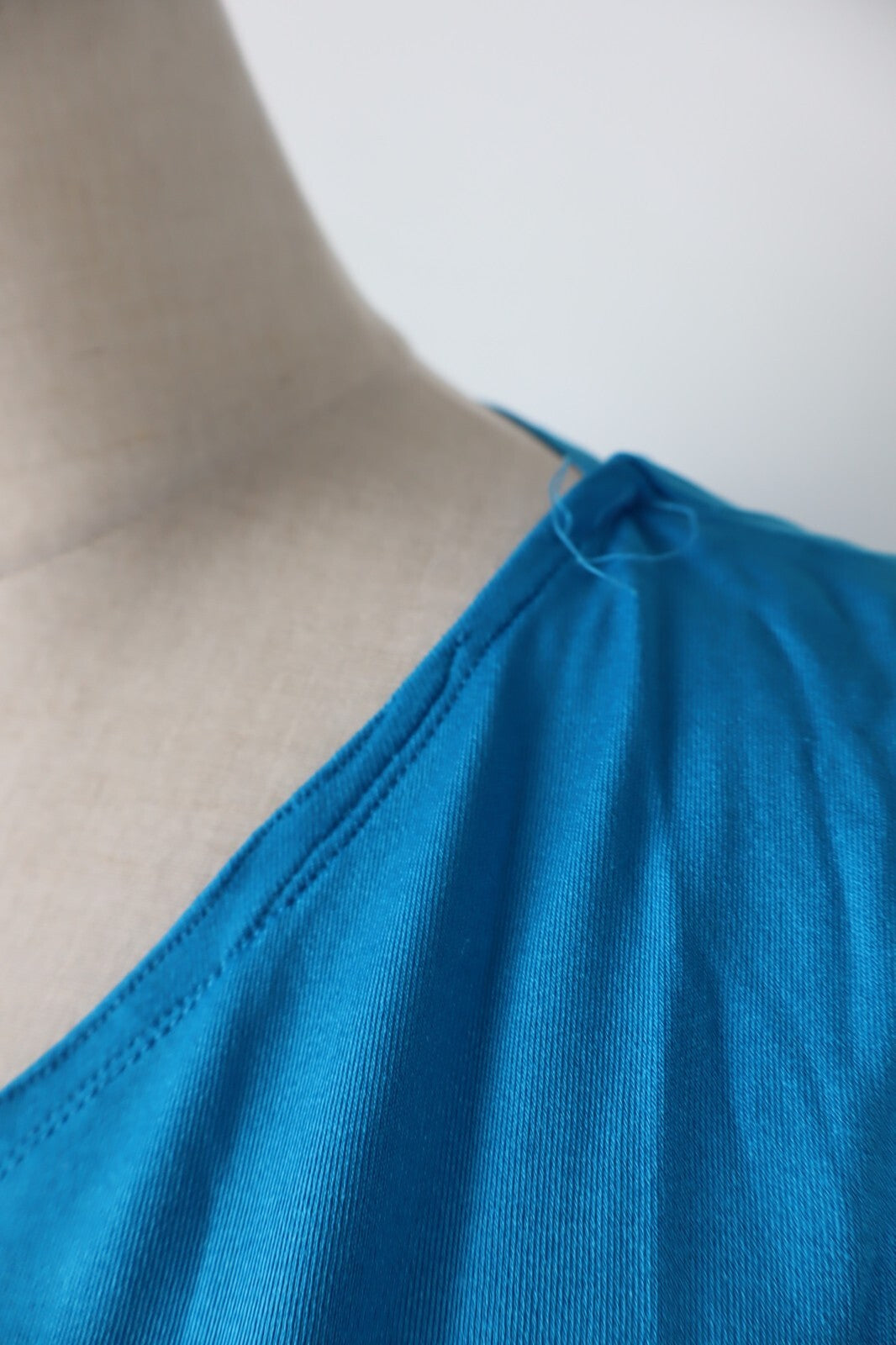 RALPH LAUREN MAGLIA TOP CANOTTA DONNA TG M WOMAN CASUAL VINTAGE T-SHIRT BLU