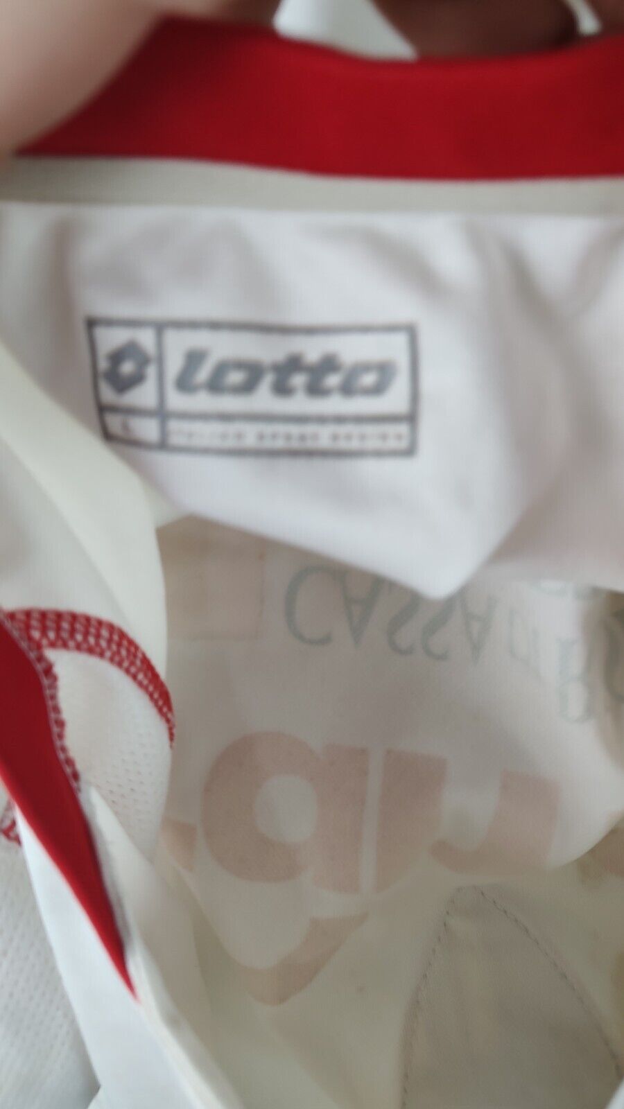 LOTTO PADOVA MAGLIA CALCIO UOMO Tg L TRIKOT JERSEY SOCCER VINTAGE SPORT 08/09