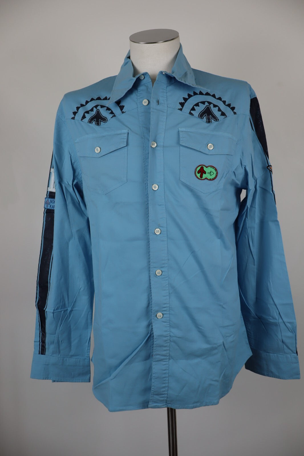 NORDKAPP CAMICIA UOMO TG. L MAN CASUAL VINTAGE SHIRT COTONE COTTON