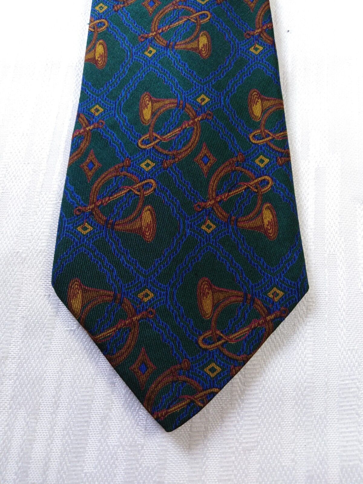 PROCHOWNICK 100% SILK TIE SETA CRAVATTA NECKTIE MADE IN ITALIA CLASSIC