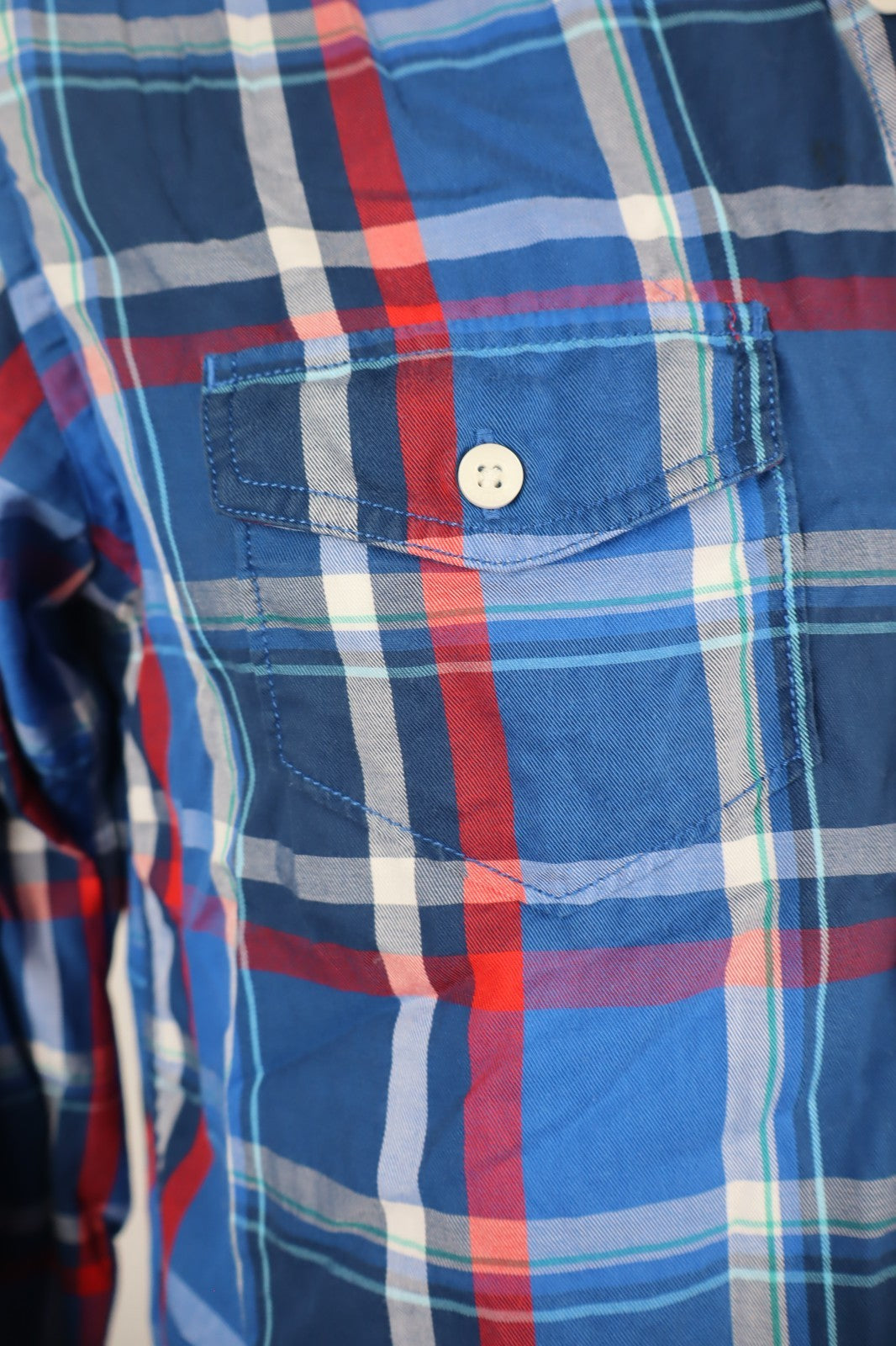 TOMMY HILFIGER CAMICIA MANICA LUNGA UOMO TG. M MAN CASUAL VINTAGE SHIRT COTONE