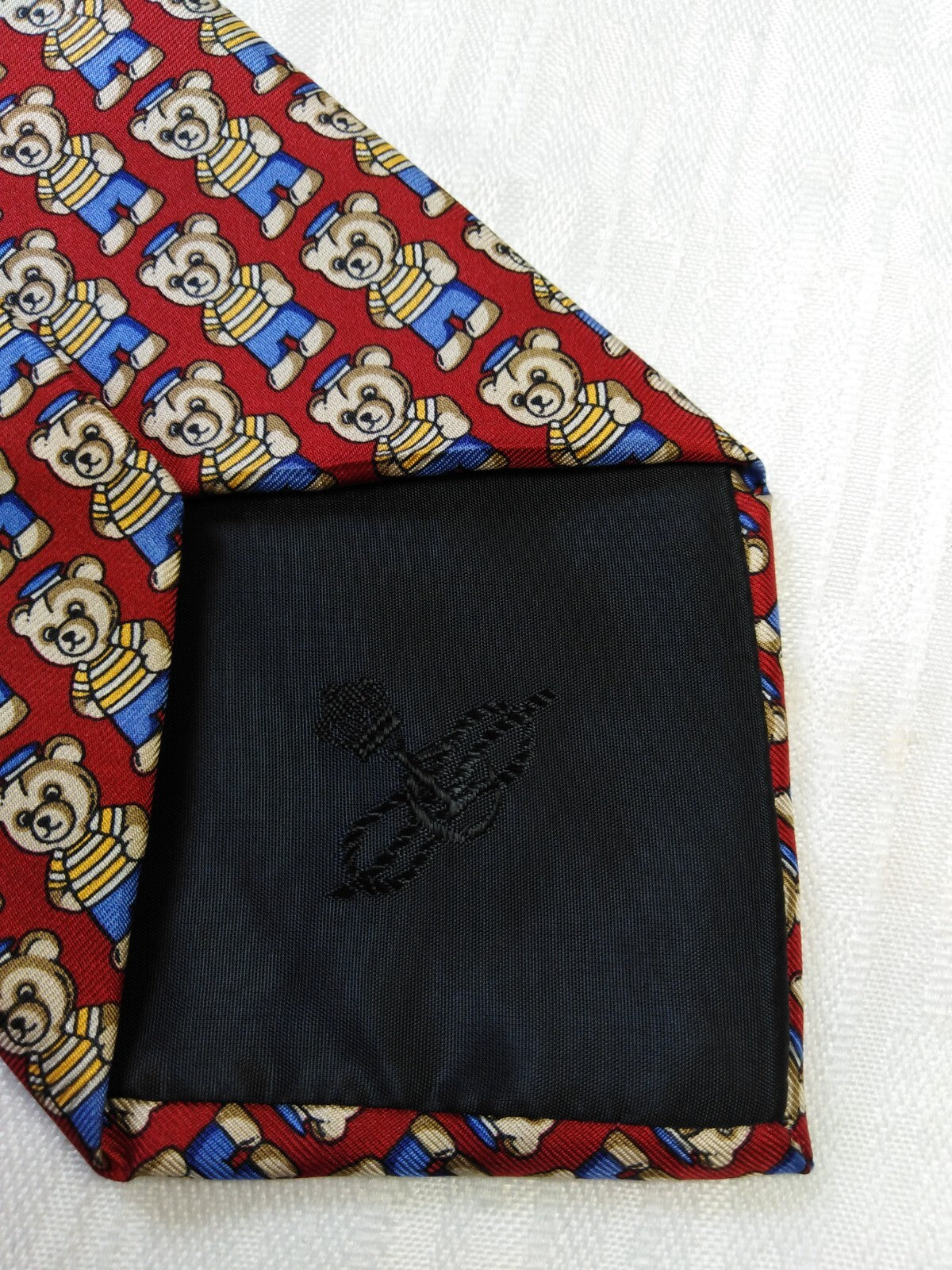 LES COPAINS 100% SILK TIE SETA CRAVATTA NECKTIE MADE IN ITALIA CLASSIC