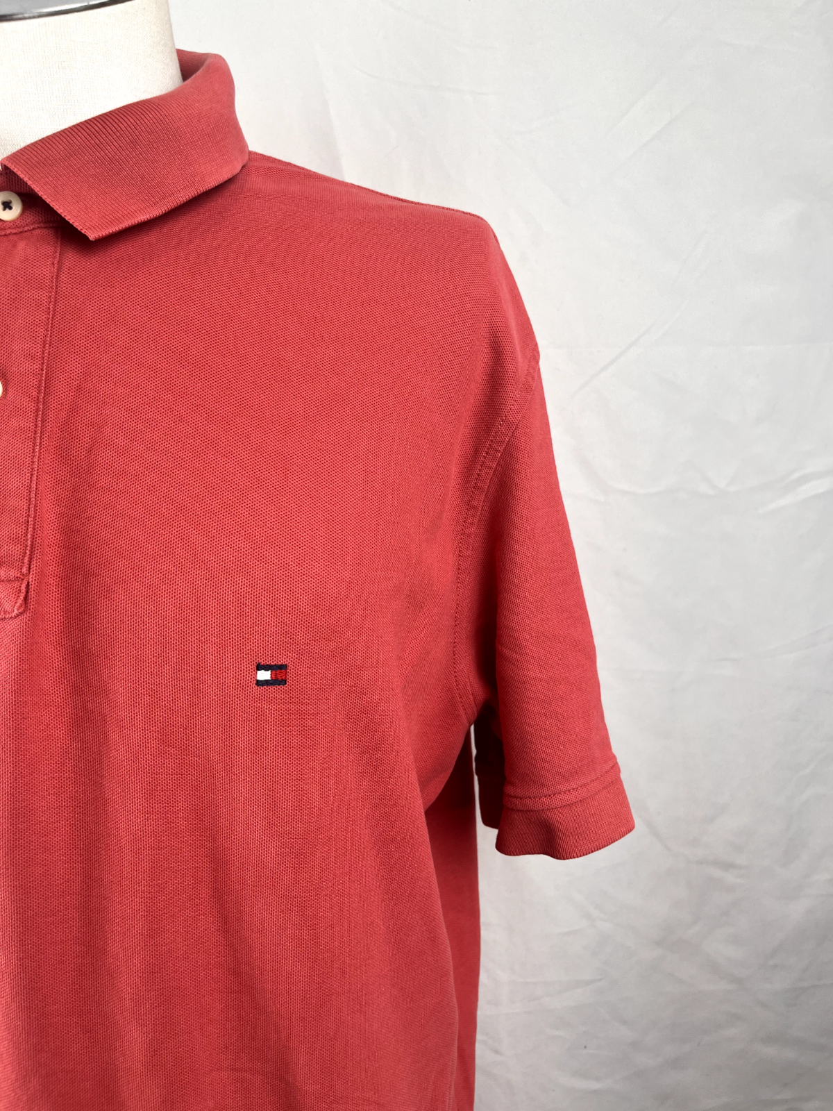 TOMMY HILFIGER POLO MAGLIA UOMO TG XXL SLIM MAN T-SHIRT CASUAL VINTAGE COTONE