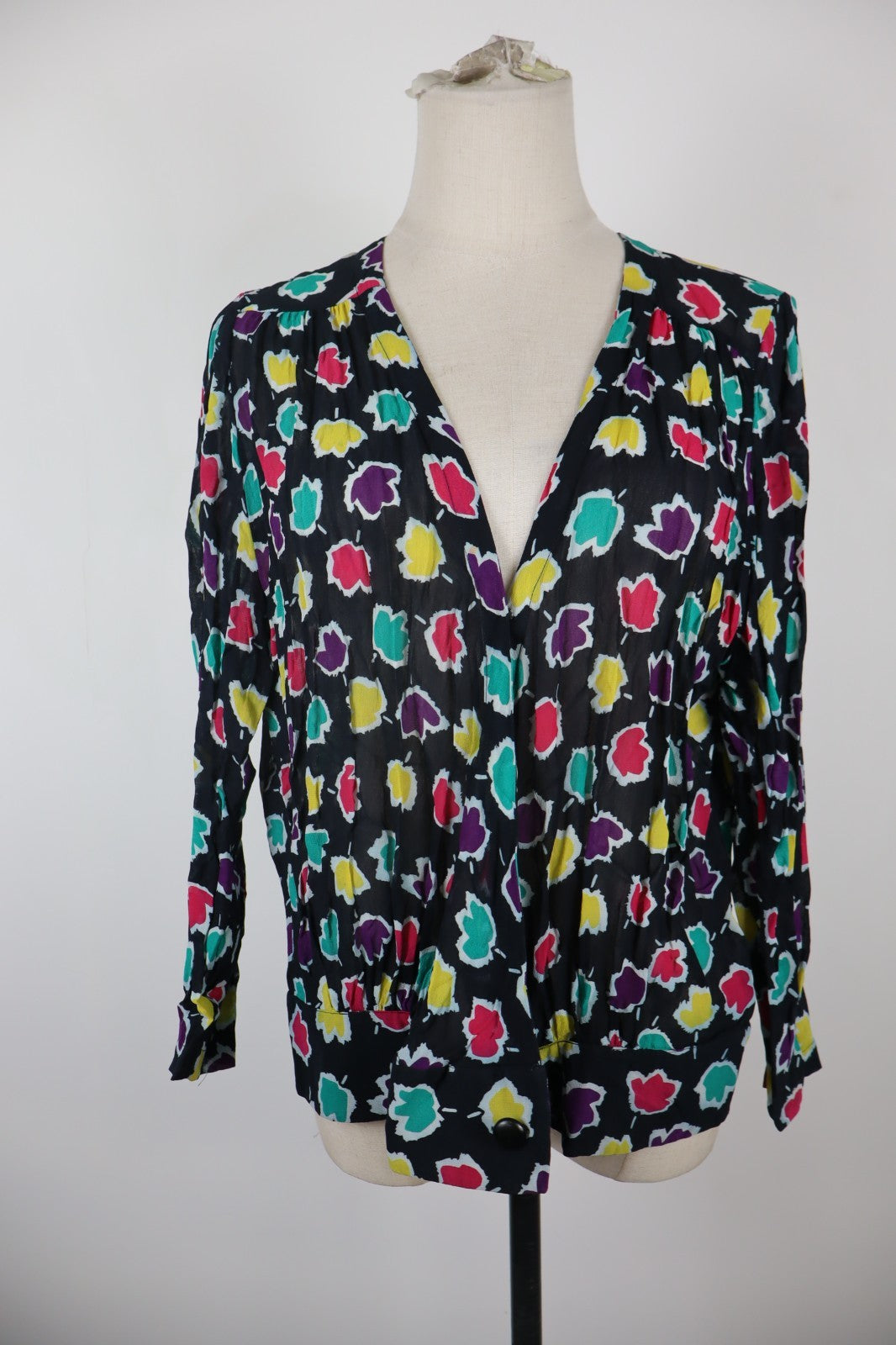 MILA SCHON MAGLIA BLUSA DONNA TG. 44 WOMAN CASUAL VINTAGE TOP T-SHIRT MANICA 3/4