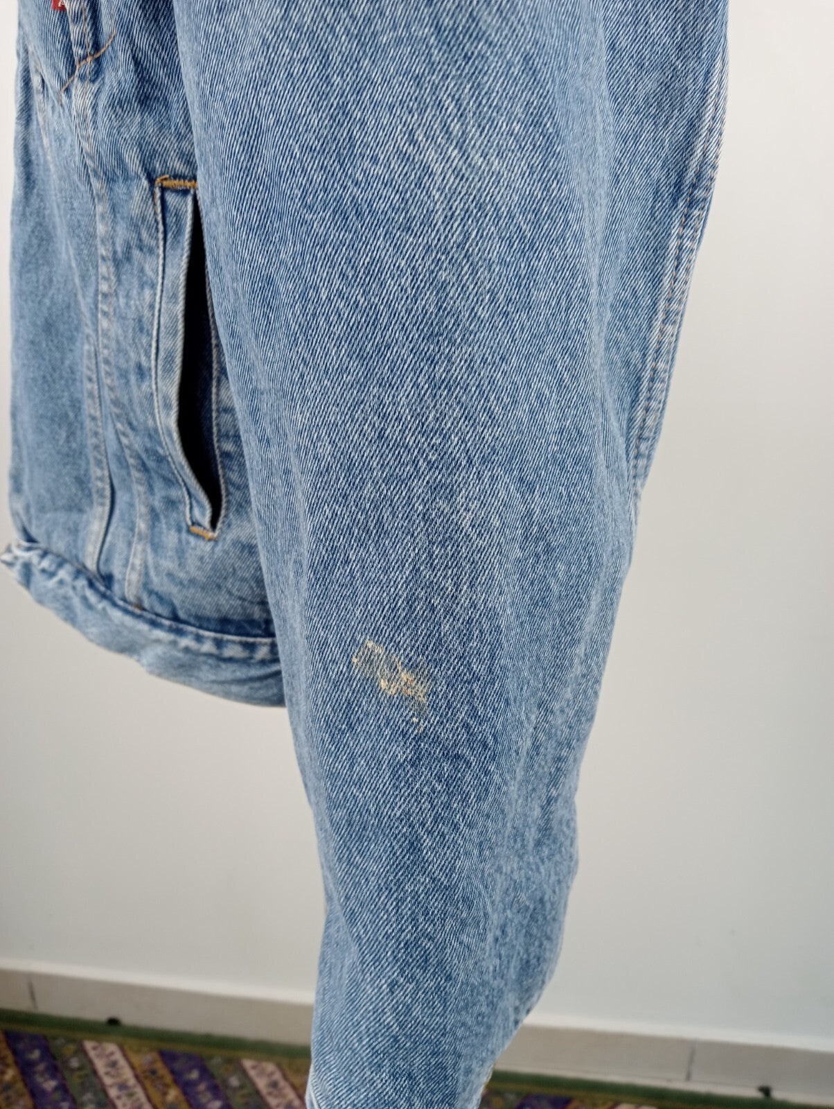 CARRERA GIUBBINO JEANS DENIM GIACCA UOMO S MAN CASUAL JACKET VINTAGE