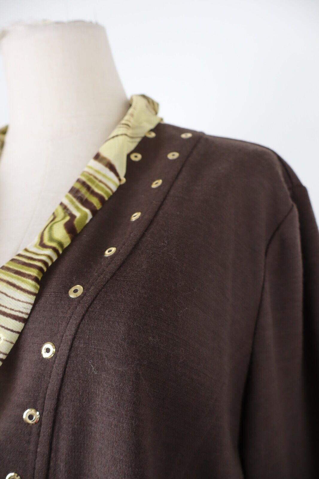 ST GERMAIN DES PRES MAGLIONE CON ZIP DONNA 52 WOMAN CASUAL SWEATER VINTAGE TAG