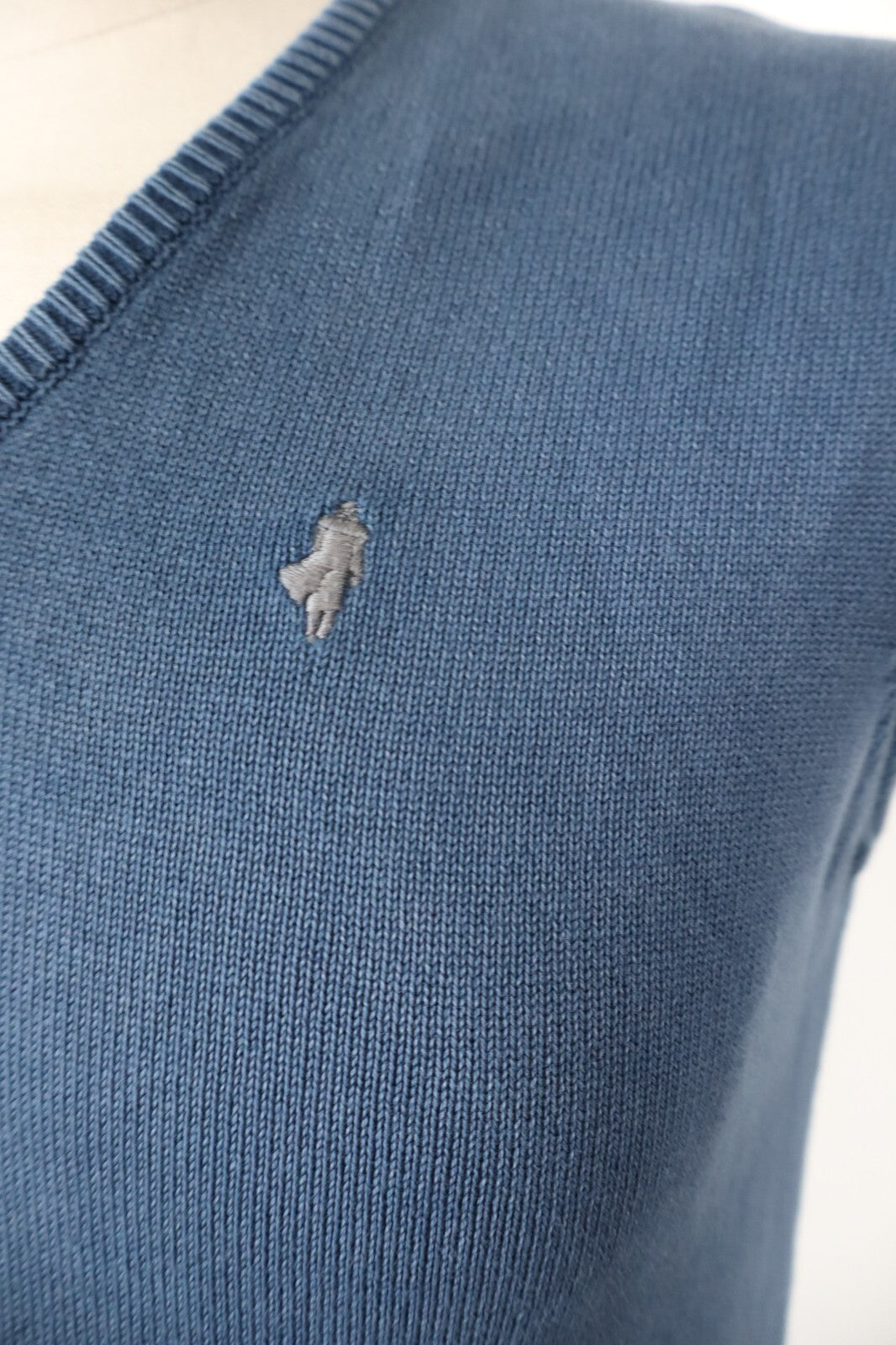 MARLBORO MAGLIONE SMANICATO COTONE GILET UOMO Tg. S SWEATER MAN CASUAL