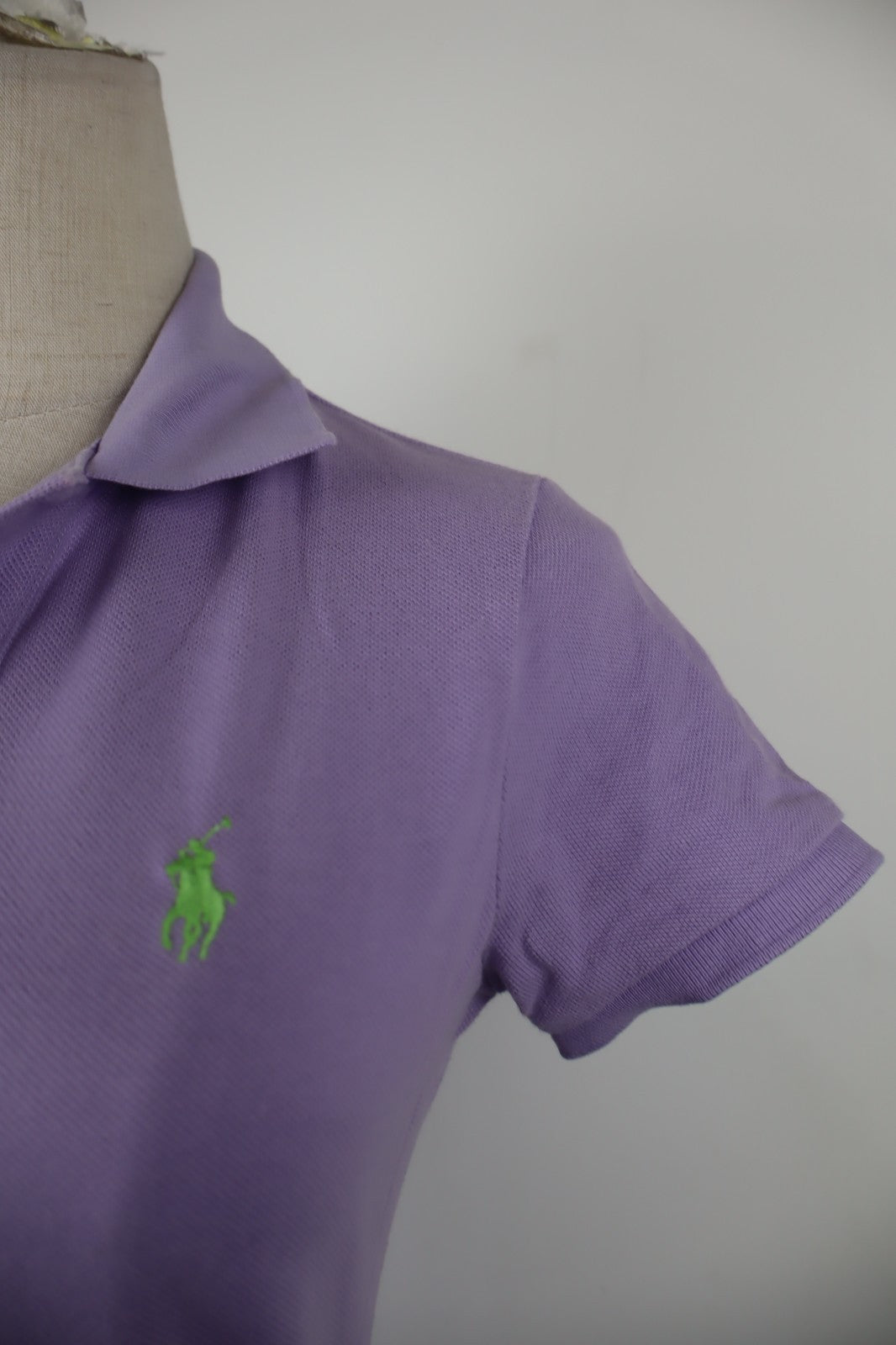 RALPH LAUREN SNINNY POLO DONNA MAGLIA COTONE TG. S WOMAN SHIRT CASUAL VINTAGE