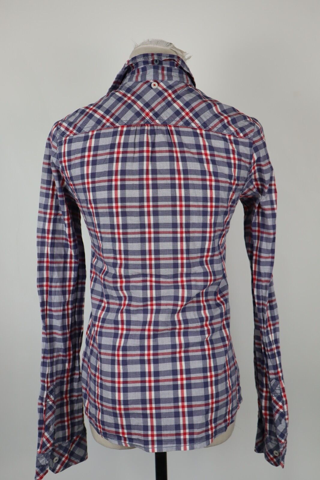 TOMMY HILFIGER CAMICIA DONNA TG. XS WOMAN SHIRT CASUAL VINTAGE COTONE COTTON