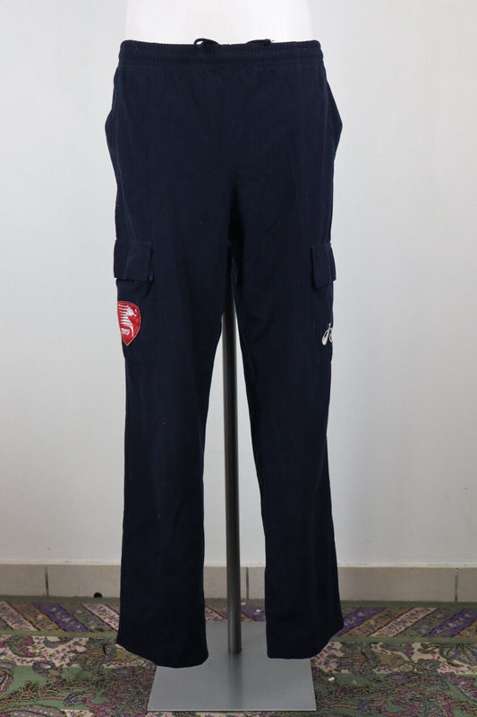 ASICS SALERNITANA  PANTALONE TUTA CALCIO SPORT UOMO TG M MEN VINTAGE PANTS