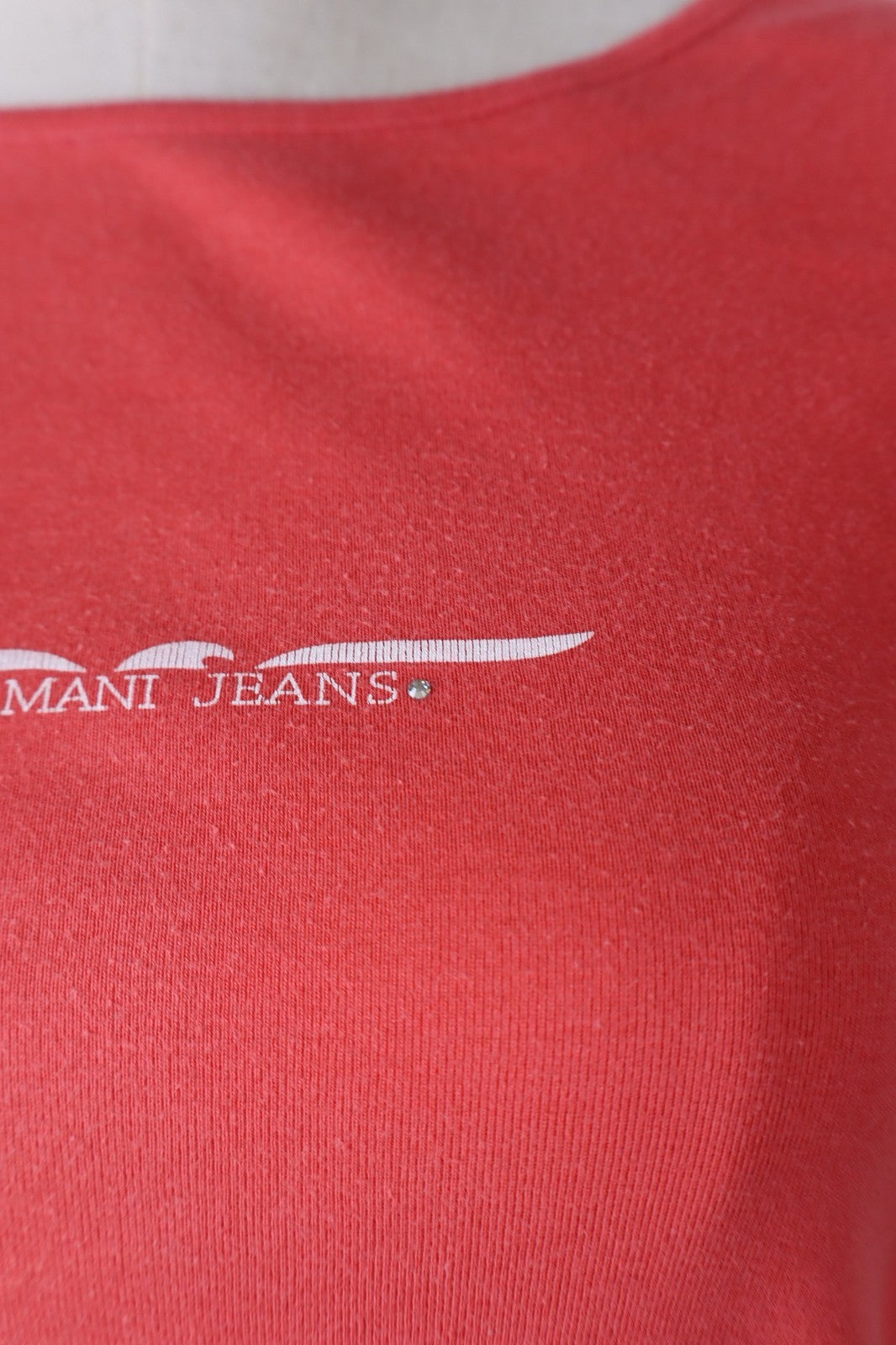 ARMANI JEANS MAGLIA DONNA TG. 36 WOMAN CASUAL VINTAGE T-SHIRT TOP COTONE