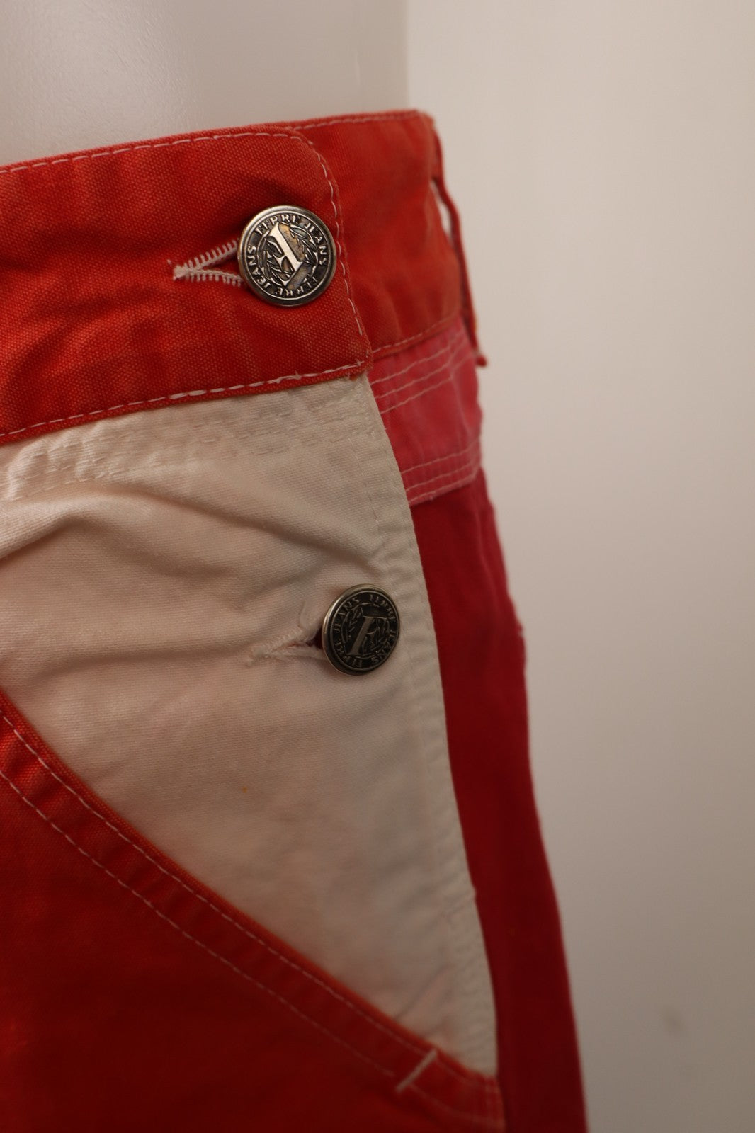 FERRE JEANS BERMUDA PANTALONE SHORTS UOMO TG 17 MAN VINTAGE CASUAL PANTS COTONE