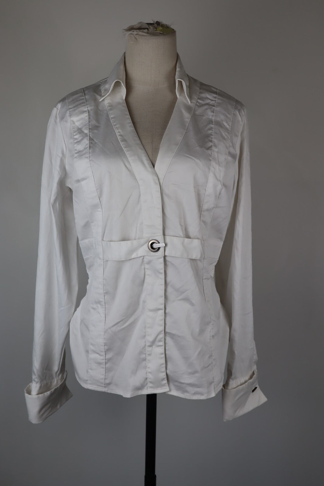 TRUSSARDI JEANS CAMICIA  DONNA TG. XXL WOMAN SHIRT CASUAL VINTAGE COTONE