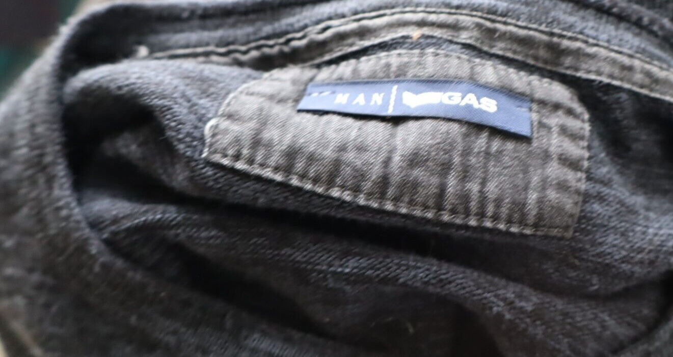 GAS MAGLIONE MAGLIA LANA VINTAGE UOMO Tg. M MAN WOOL SWEATER CASUAL