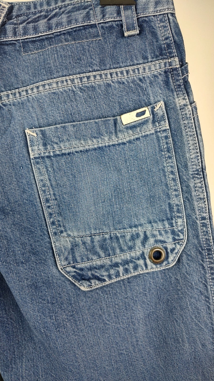 55 DSL PANTALONE JEANS SHORTS UOMO W28 MAN VINTAGE CASUAL PANTS