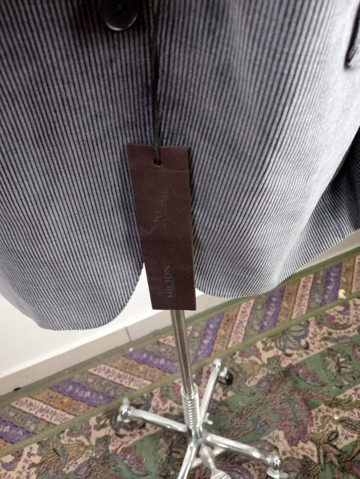 ZEGNA PER HILTON BLAZER GIACCA LANA COTONE UOMO Tg 46 MAN JACKET VINTAGE CASUAL