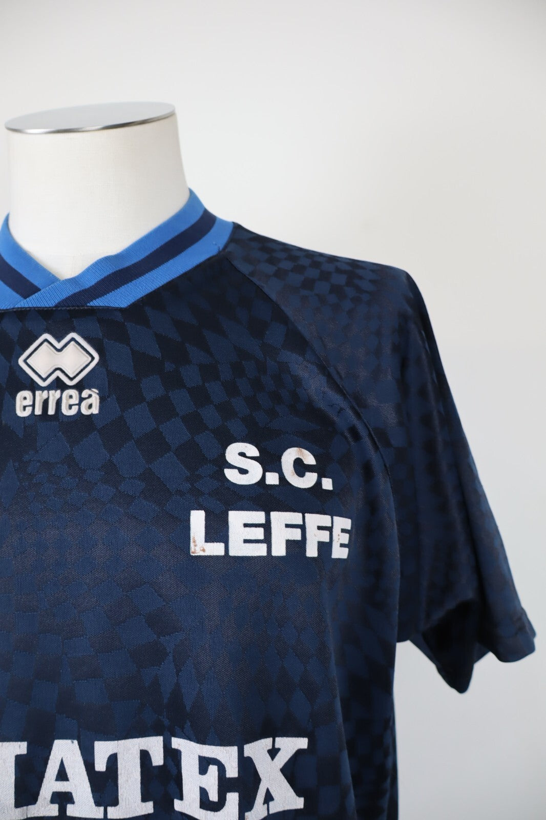 ERREA SC LEFFE MAGLIA CALCIO UOMO Tg XL SOCCER JERSEY T-SHIRT SPORT