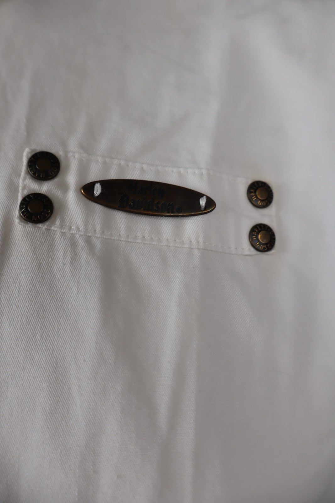 HARLEY DAVIDSON CAMICIA UOMO TG L MAN SHIRT CASUAL VINTAGE COTONE COTTON LOGO