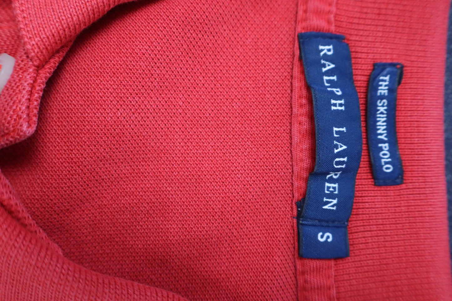 RALPH LAUREN THE SKINNY POLO MAGLIA DONNA COTONE TG. S WOMANSHIRT CASUAL VINTAGE