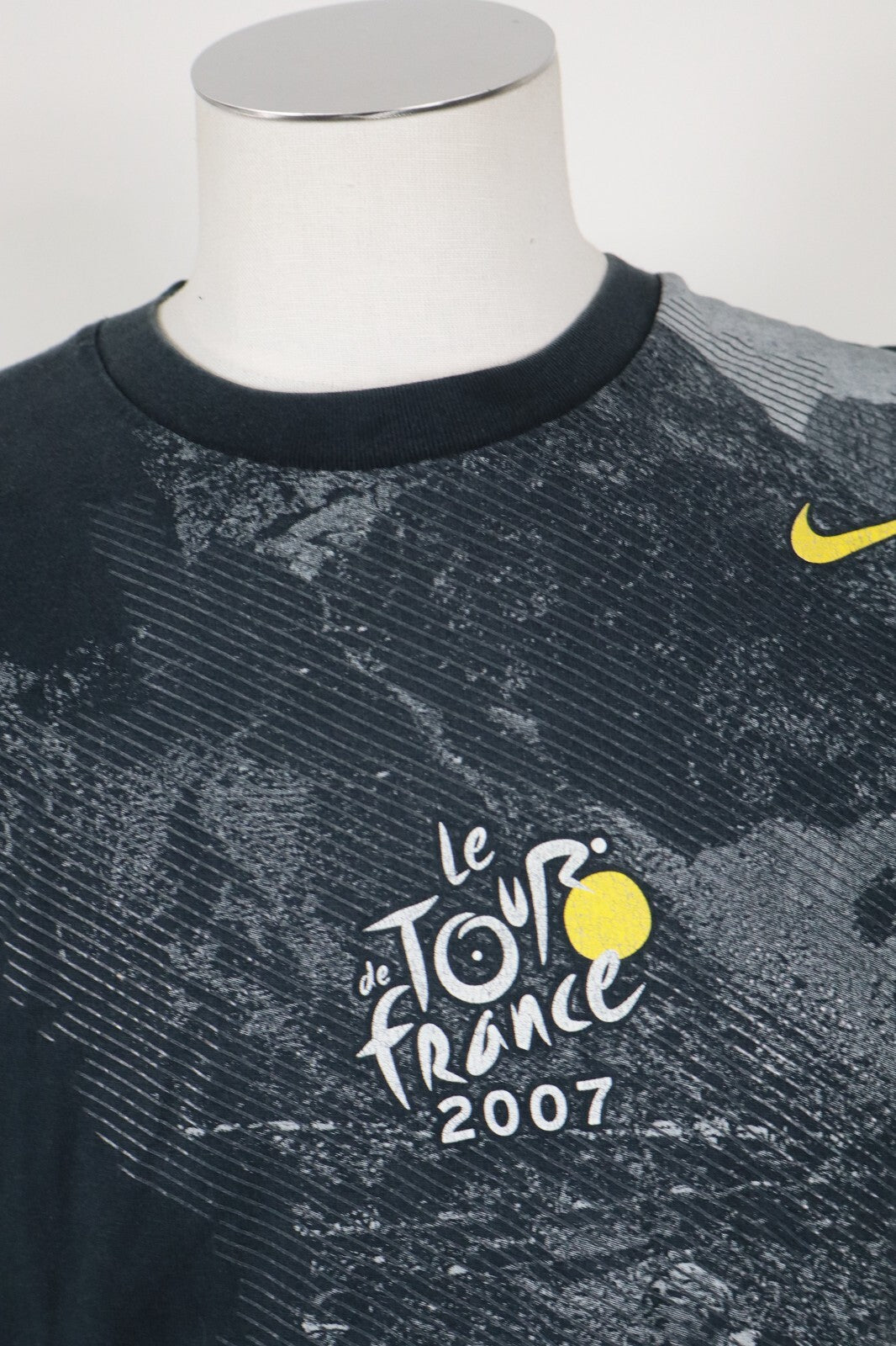 NIKE LE TOUR DE FRANCE 2007 MAGLIA UOMO TG M COTONE MAN T-SHIRT VINTAGE CICLISMO