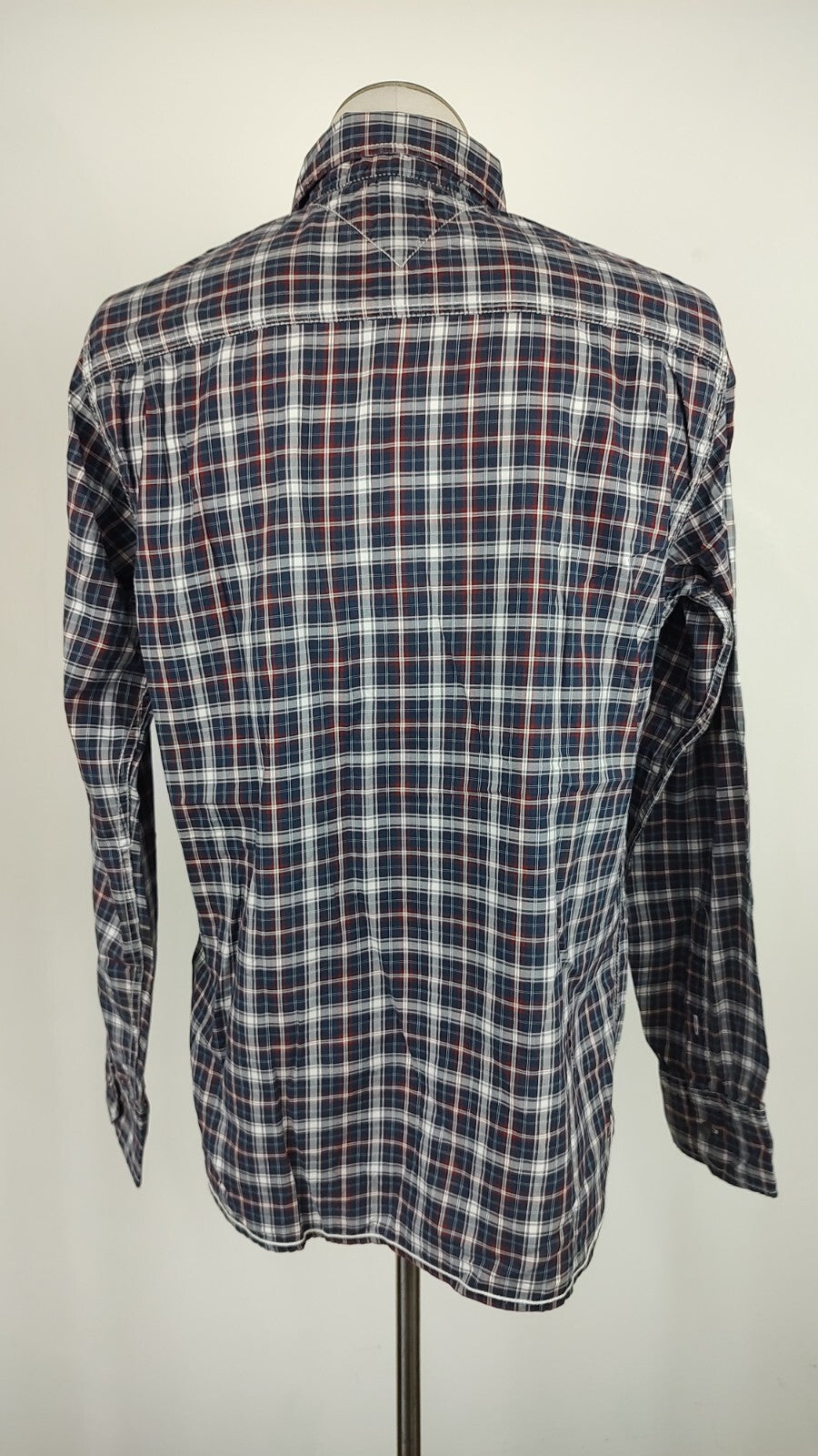 HILFIGER CAMICIA SHIRT UOMO Tg L MAN VINTAGE CASUAL COTONE