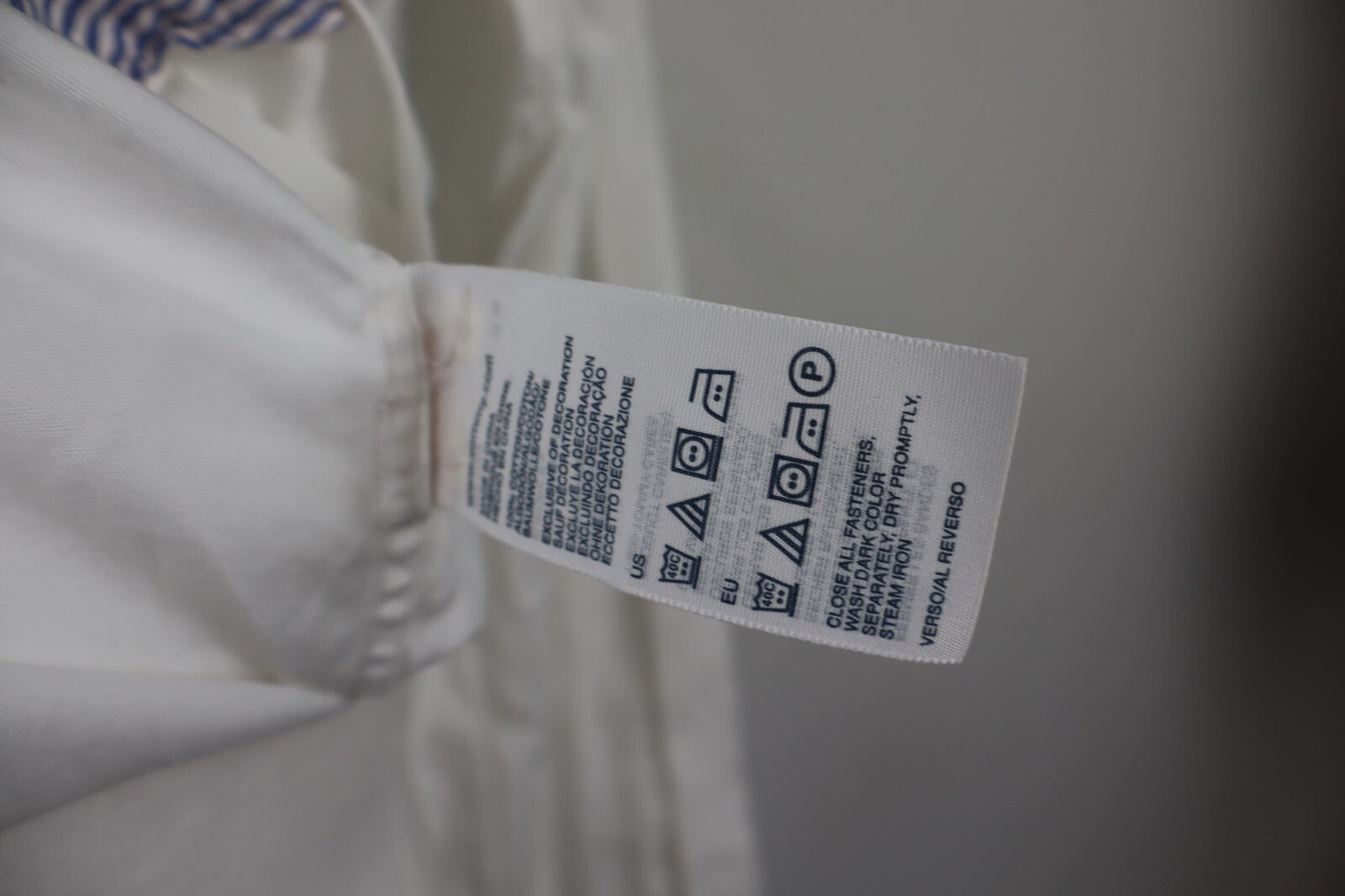 TOMMY HILFIGER CAMICIA UOMO COTONE TG. L MAN CASUAL VINTAGE COTTON SHIRT