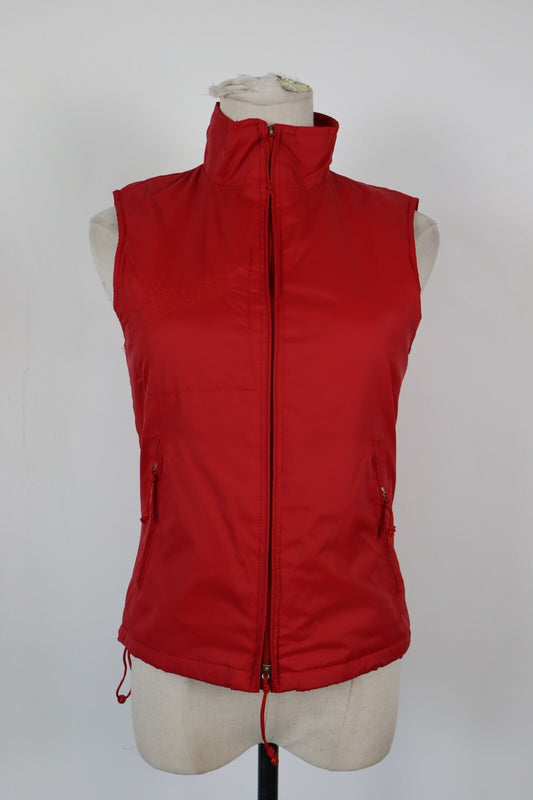 GUESS PLAYING CARDS GIUBBINO SMANICATO DONNA  S WOMAN SLEEVELESS JACKET VINTAGE